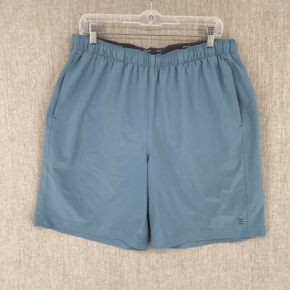 Free Fly Apparel Men's Athletic Shorts in Slate Blue